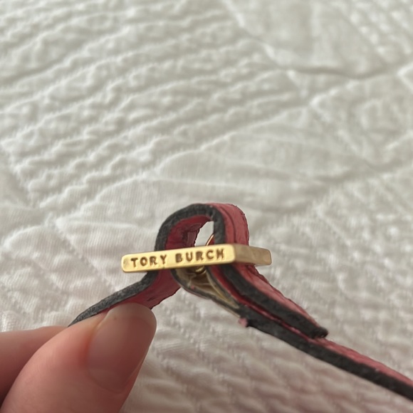 Tory Burch pink crocodile sandals size 7 - Picture 5 of 6